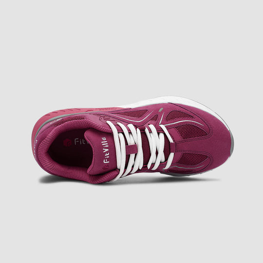 FitVille Women’s Rebound Core Walking Shoes V1 | Comfortable Supportive Sneakers | Everyday Walking & Casual Footwear