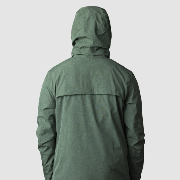 Adventure 2.0 Men’s Olive Green Jacket | Eco-Friendly All-Weather Outerwear | Sustainable Outdoor Adventure Coat