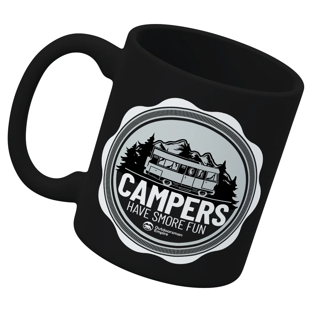 Camping Seal Mug | 11oz UV-Printed Ceramic Cup | Durable Everyday Adventure Drinkware