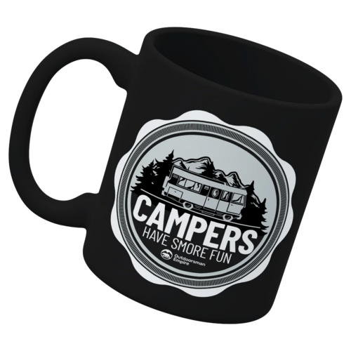 Camping Seal Mug | 11oz UV-Printed Ceramic Cup | Durable Everyday Adventure Drinkware