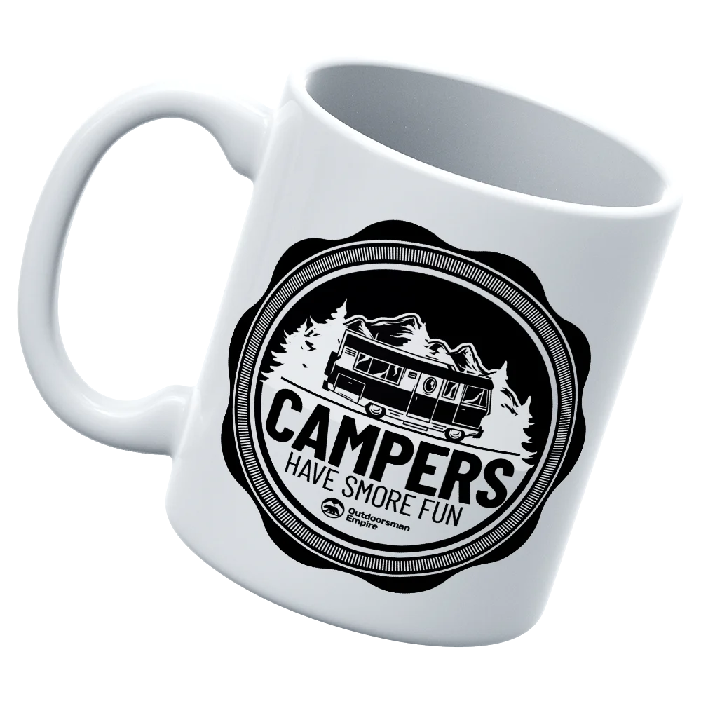 Camping Seal Mug | 11oz UV-Printed Ceramic Cup | Durable Everyday Adventure Drinkware