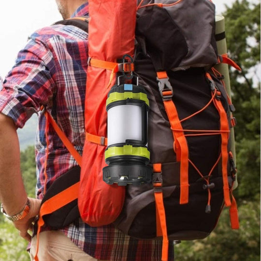 Rechargeable Camping Lantern & Searchlight – Portable LED with Power Bank