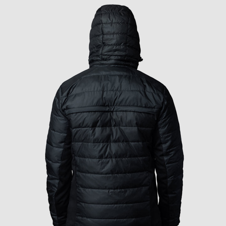 Down Jacket Men’s Eco Recycled | Lightweight Water-Repellent Coat | Sustainable Outdoor Winter Outerwear