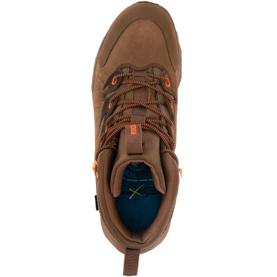 ROCKROOSTER Farmington Brown 6-Inch Waterproof Hiking Boots | VIBRAM® Sole Durable Outdoor Footwear | Comfortable Trail & Adventure Boots