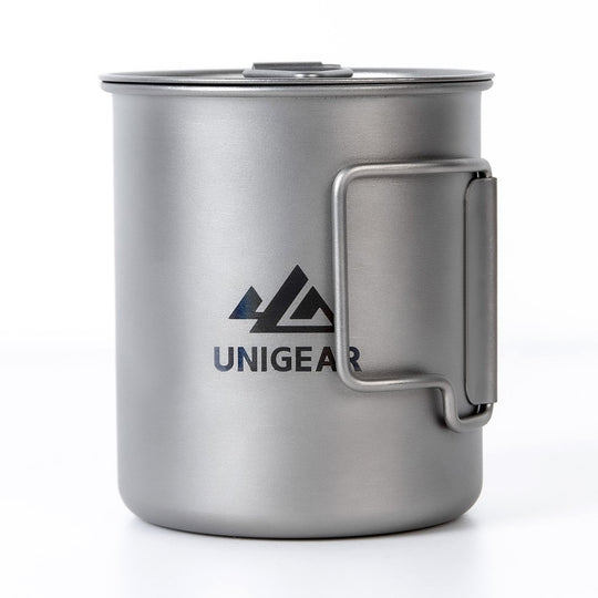 Ultralight Titanium Camping Cup – 450ml Hiking & Backpacking Mug