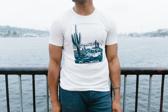 ert Cruiser T-Shirt | Off-Road Cruiser Graphic Tee | Hand-Printed Unisex Outdoor Hiking Shirt