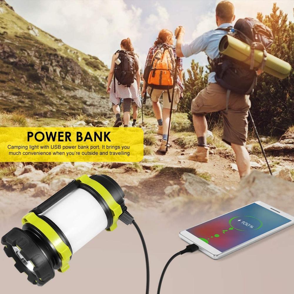 Rechargeable Camping Lantern & Searchlight – Portable LED with Power Bank