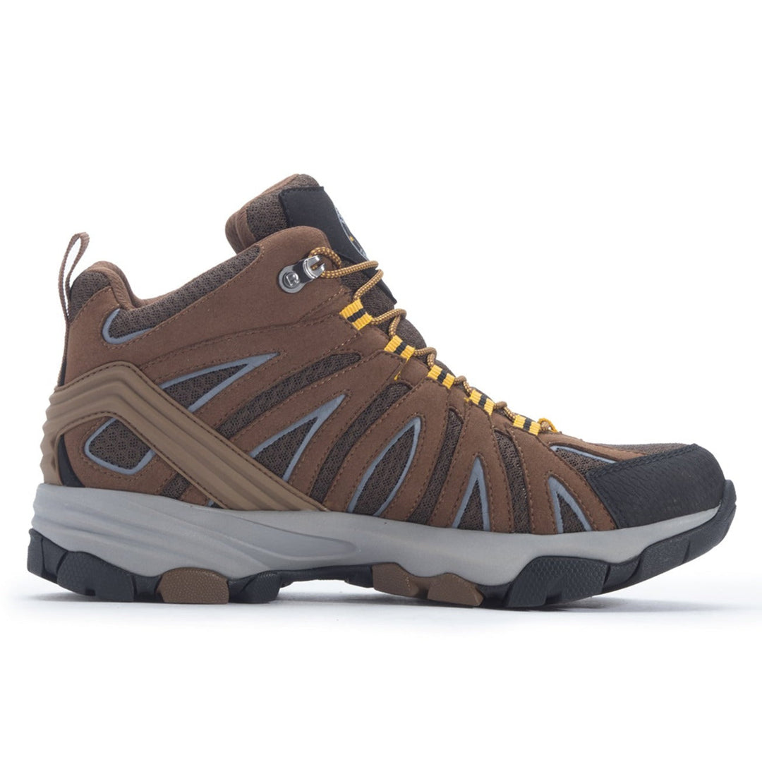 ROCKROOSTER Bedrock Brown 6-Inch Waterproof Hiking Boots | VIBRAM® Sole Durable Outdoor Footwear | Comfortable Trail & Adventure Boots
