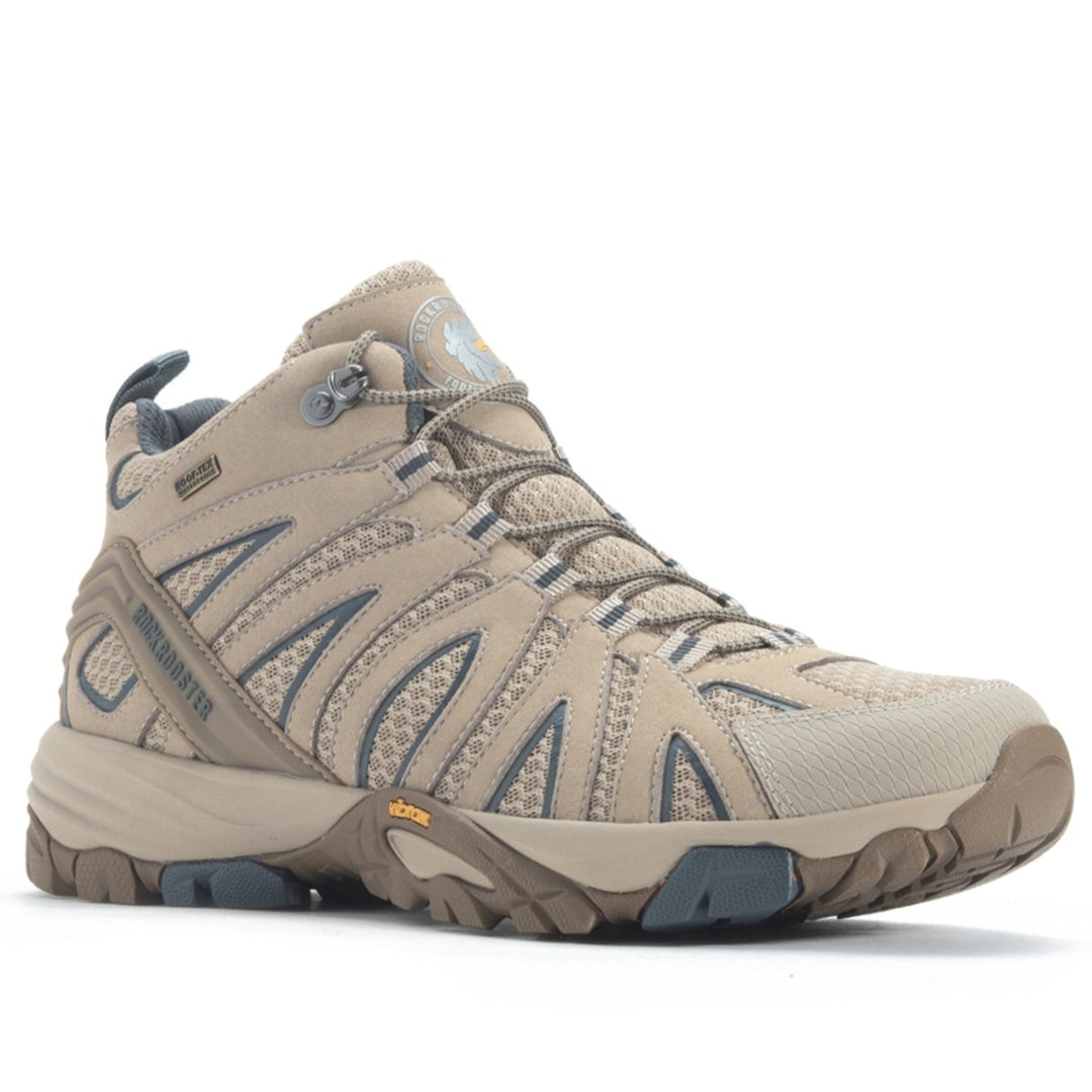 ROCKROOSTER Bedrock Sand 6-Inch Waterproof Hiking Boots | VIBRAM® Sole Durable Outdoor Footwear | Comfortable Trail & Adventure Boots