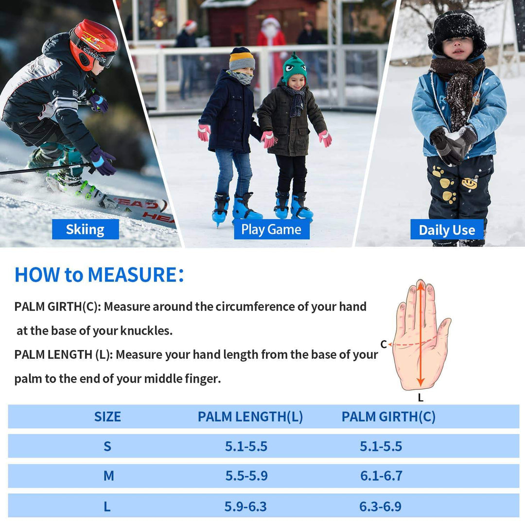 Kid Winter Ski Gloves S4 | Warm | Waterproof | Comfortable