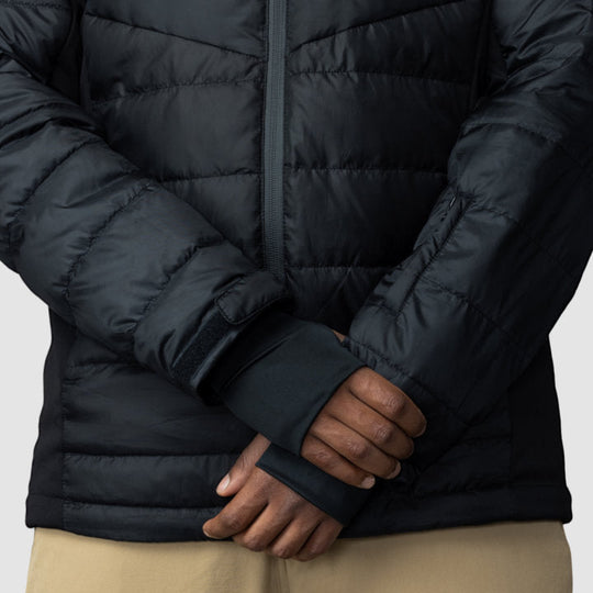 Down Jacket Men’s Eco Recycled | Lightweight Water-Repellent Coat | Sustainable Outdoor Winter Outerwear