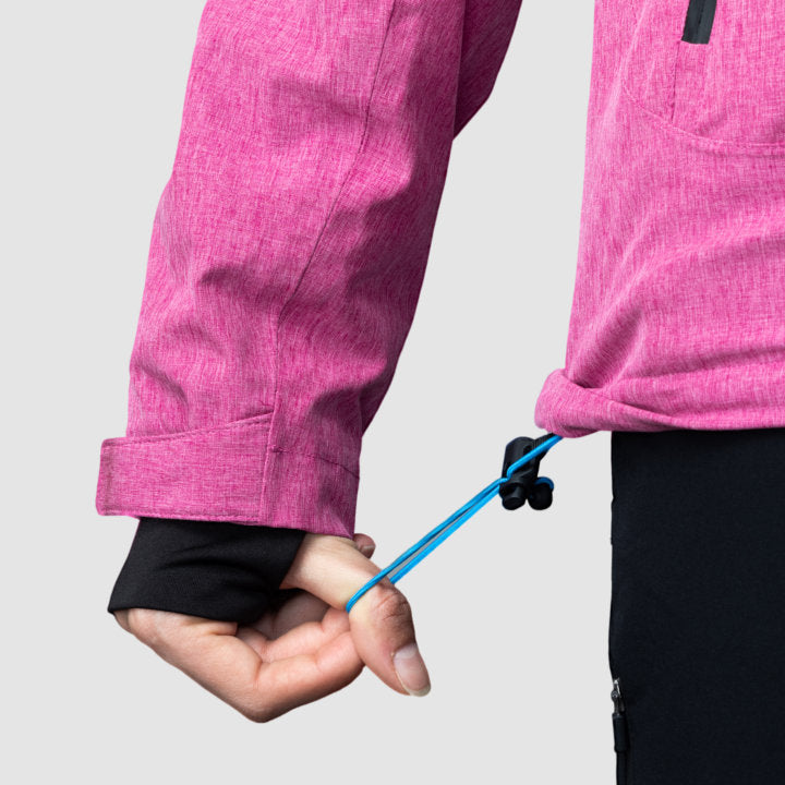Adventure 2.0 Women’s Pink Jacket | Eco-Friendly All-Weather Outerwear | Sustainable Outdoor Adventure Coat