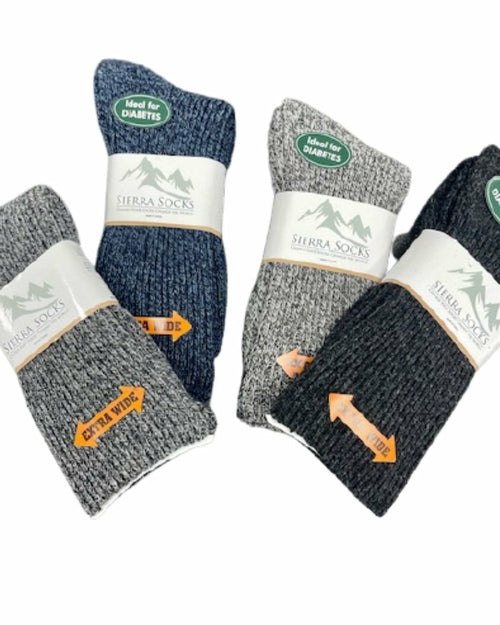 Sierra Regenerated Wool Outdoor Socks – Warm Hiking & Work Socks
