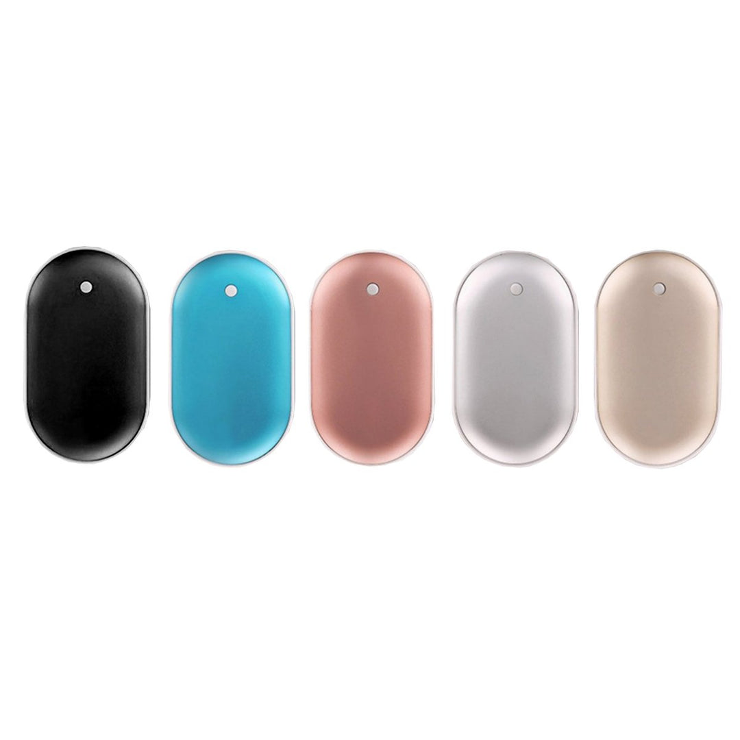 Compact 2-in-1 Hand Warmer & Power Bank | Portable Winter Travel Gadget | Rechargeable Outdoor Heating & Charging Device