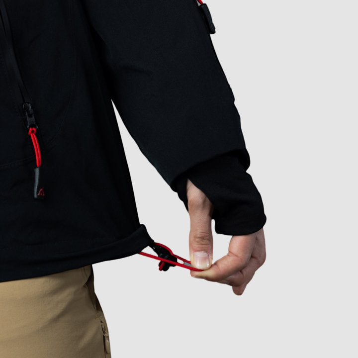 Adventure 2.0 Women’s Black Jacket | Eco-Friendly All-Weather Outerwear | Sustainable Outdoor Adventure Coat