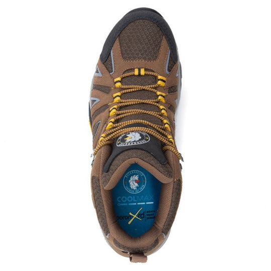 ROCKROOSTER Bedrock Brown 6-Inch Waterproof Hiking Boots | VIBRAM® Sole Durable Outdoor Footwear | Comfortable Trail & Adventure Boots