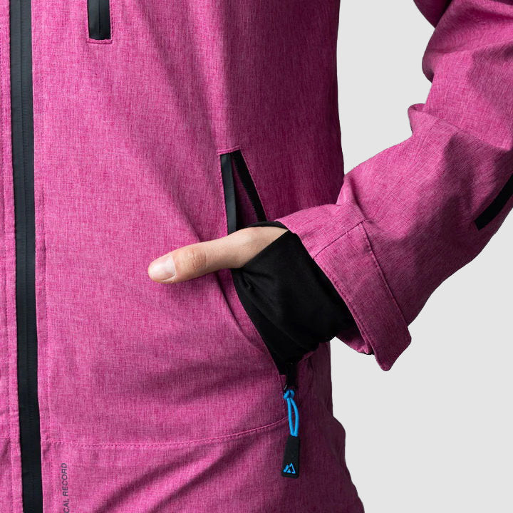 Adventure 2.0 Women’s Pink Jacket | Eco-Friendly All-Weather Outerwear | Sustainable Outdoor Adventure Coat