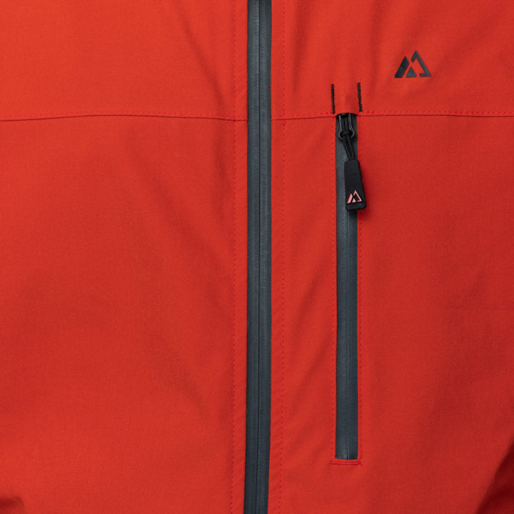 Adventure 2.0 Jacket | Men’s Red Eco-Friendly Outerwear | All-Weather Gear