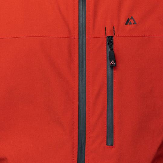Adventure 2.0 Jacket | Men’s Red Eco-Friendly Outerwear | All-Weather Gear
