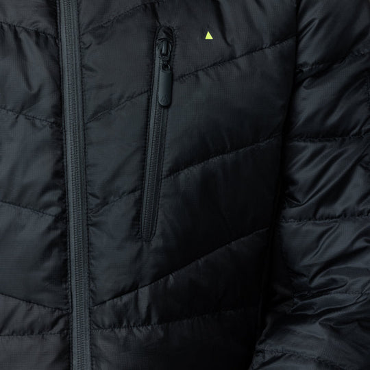 Down Jacket Men’s Eco Recycled | Lightweight Water-Repellent Coat | Sustainable Outdoor Winter Outerwear