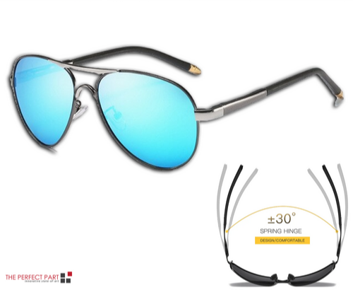 Men's Polarized Pilot Sunglasses Outdoor Driving UV400 Eyewear