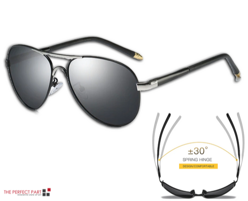Men's Polarized Pilot Sunglasses Outdoor Driving UV400 Eyewear