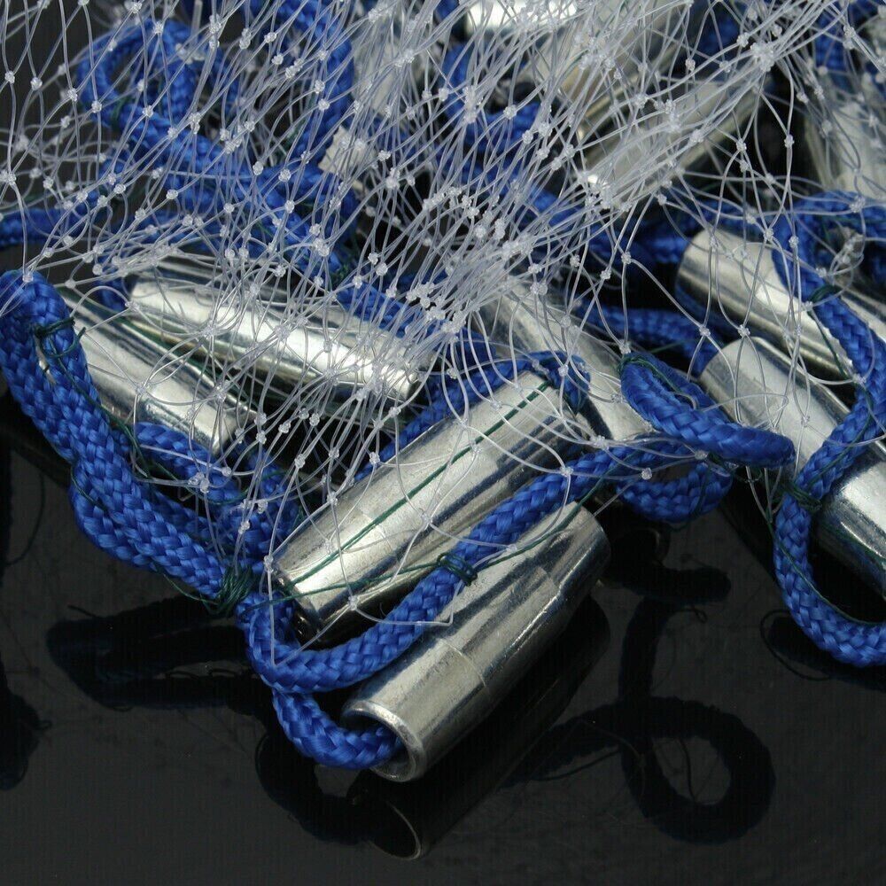 Easy Throw Hand Cast Fishing Net | Durable Nylon Mesh | Easy Bait Catching Net for Fishing