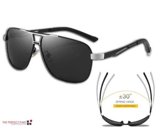 Men's Polarized Pilot Sunglasses Outdoor Driving UV400 Eyewear