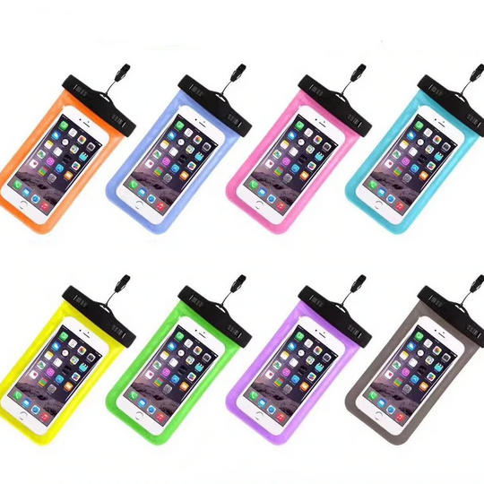 3 Pack Waterproof Floating Phone Pouches | Universal Fit Dry Bags | Protective Cases for Swimming & Boating