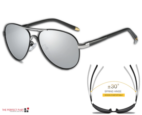 Men's Polarized Pilot Sunglasses Outdoor Driving UV400 Eyewear