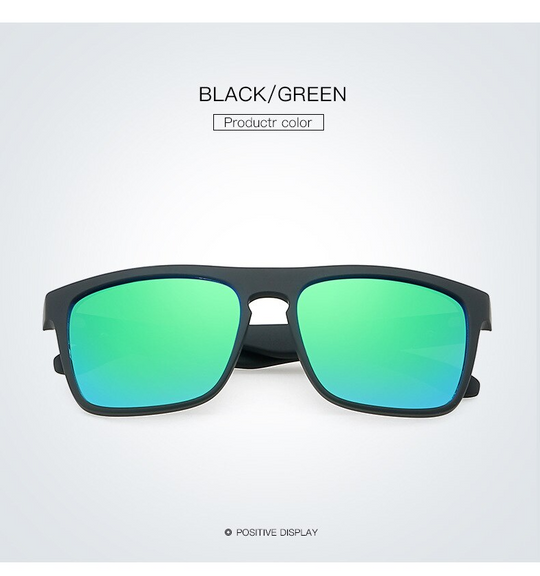 Square Polarized Sunglasses for Men & Women | UV Protection Sport Shades | Stylish Driving Eyewear