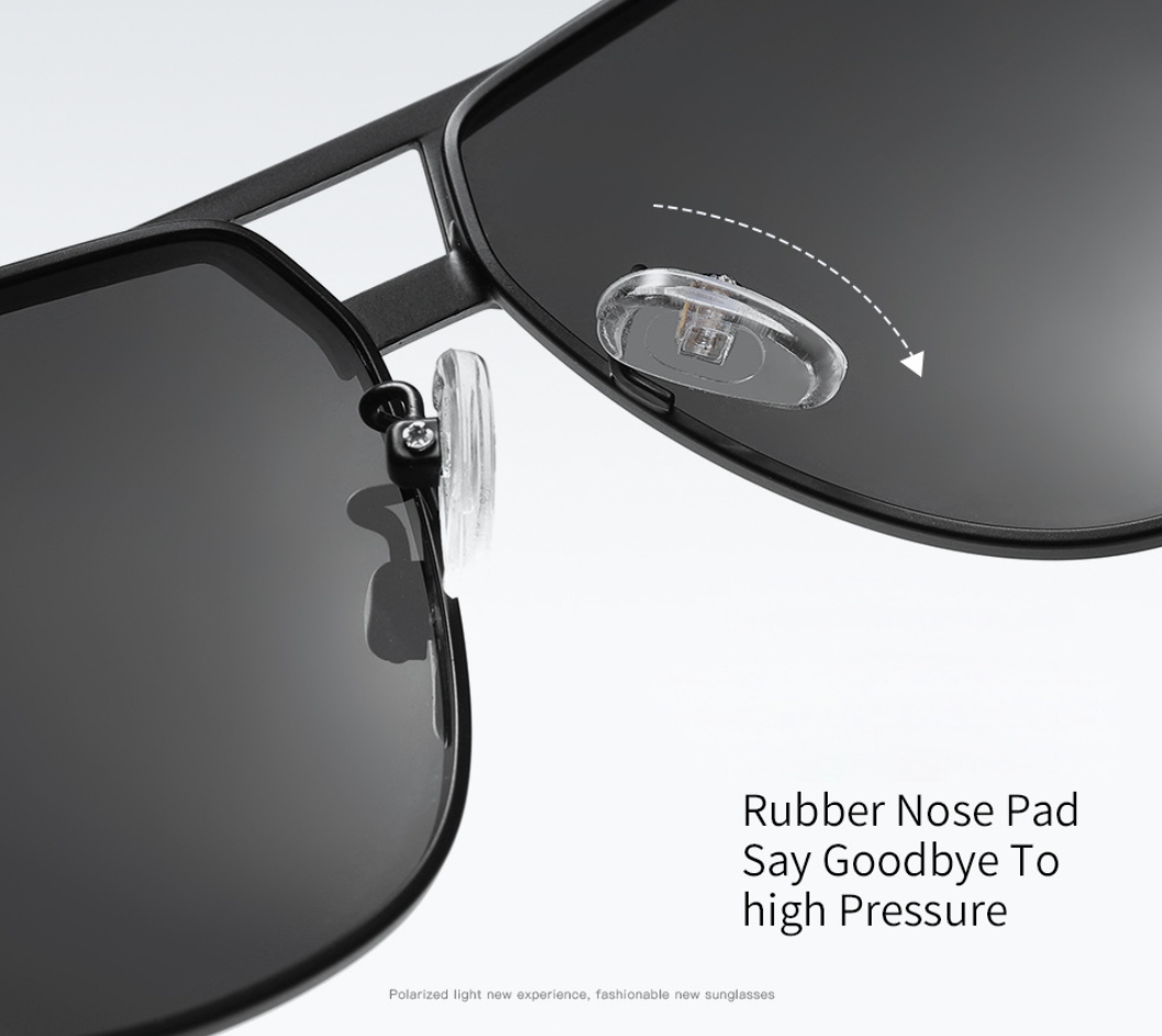 Men's Polarized Pilot Sunglasses Outdoor Driving UV400 Eyewear