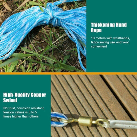 Easy Throw Hand Cast Fishing Net – Strong Nylon Mesh for Bait Catching