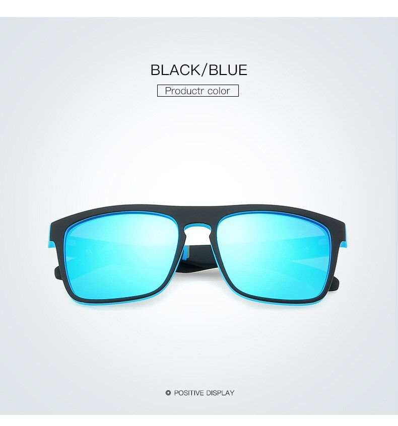 Square Polarized Sunglasses for Men & Women | UV Protection Sport Shades | Stylish Driving Eyewear