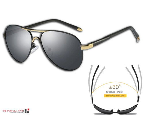 Men's Polarized Pilot Sunglasses Outdoor Driving UV400 Eyewear