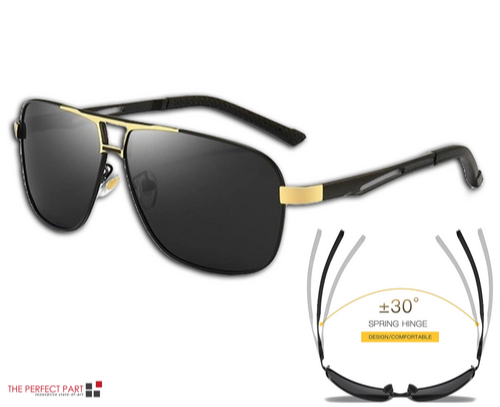 Men's Polarized Pilot Sunglasses Outdoor Driving UV400 Eyewear