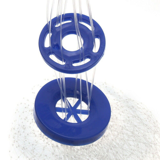 Easy Throw Hand Cast Fishing Net – Strong Nylon Mesh for Bait Catching
