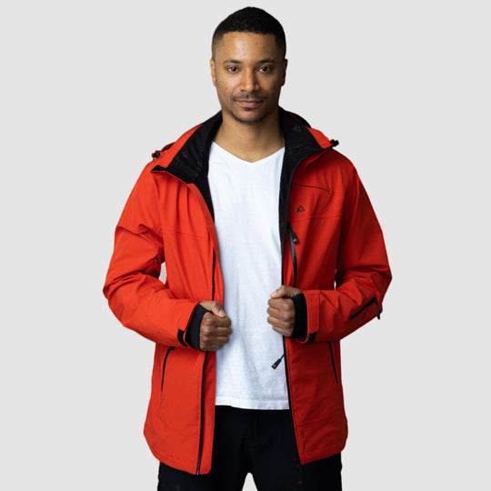 Adventure 2.0 – Men Red | Eco-Friendly Jacket for All-Weather