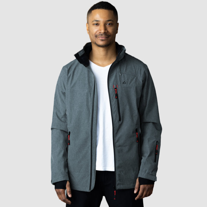 Adventure 2.0 – Men Gray | Eco-Friendly Jacket for All-Weather