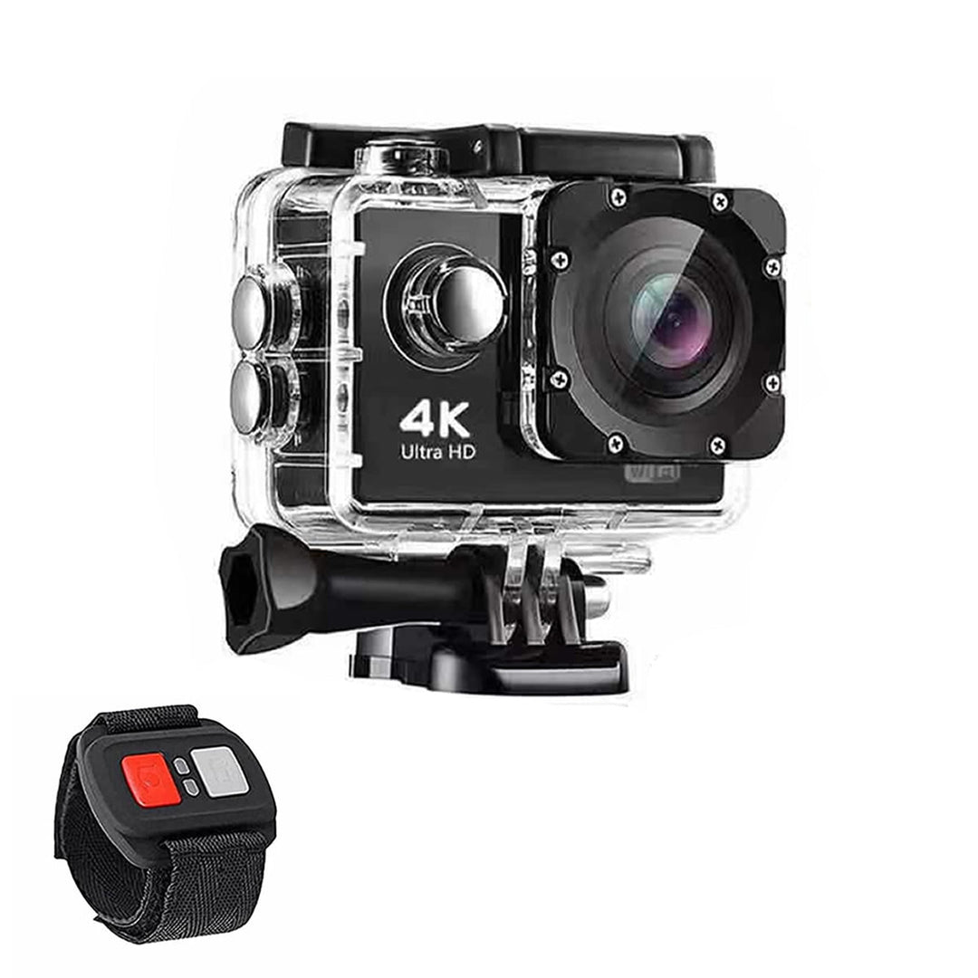 4K Action Pro Sports Camera | Ultra HD Waterproof 30m Shockproof Cam | WiFi-Enabled Outdoor Adventure Camera