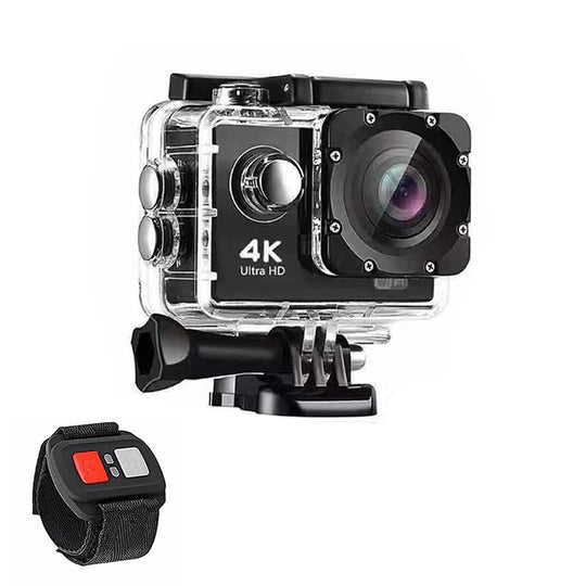 4K Action Pro Sports Camera – Ultra HD, Waterproof 30m, Shockproof & WiFi Enabled