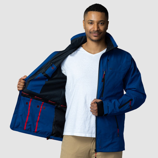Adventure 2.0 – Men Navy Blue | Eco-Friendly Jacket for All-Weather