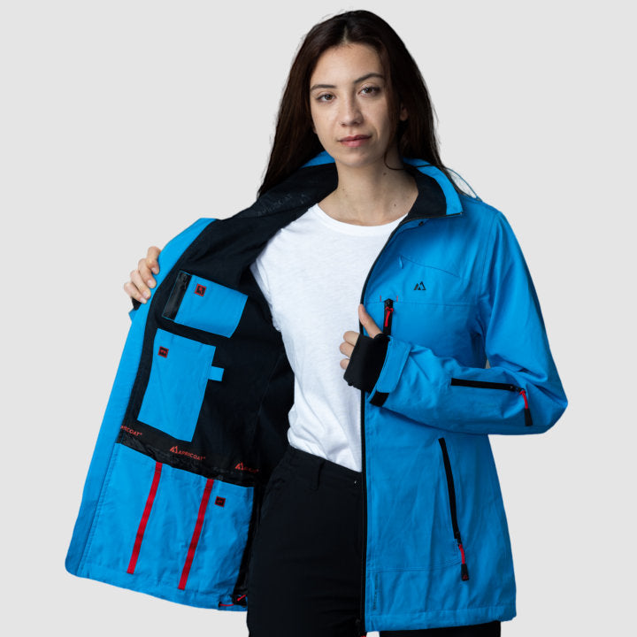 Adventure 2.0 Jacket | Women’s Light Blue Eco-Friendly Outerwear | All-Weather Gear