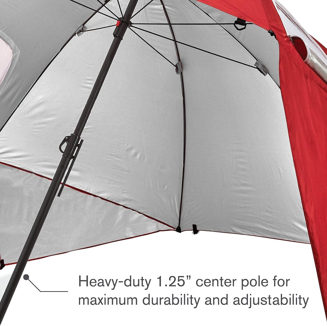 Super-Brella Umbrella | SPF 50+ Canopy | Sun and Rain Outdoor Protection