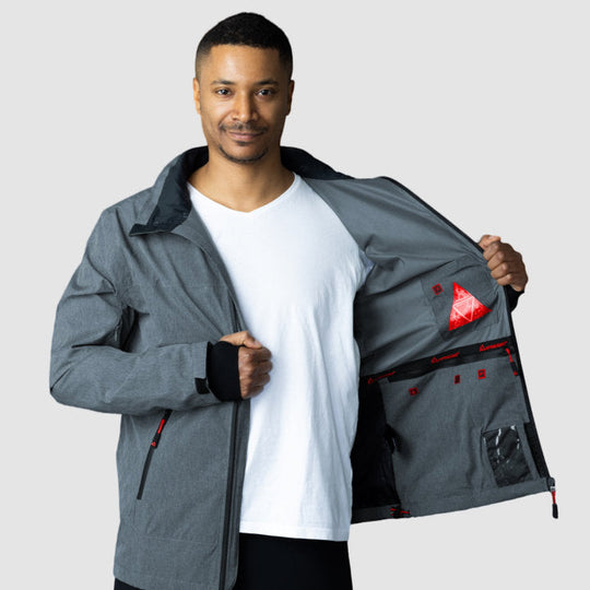 Adventure 2.0 – Men Gray | Eco-Friendly Jacket for All-Weather