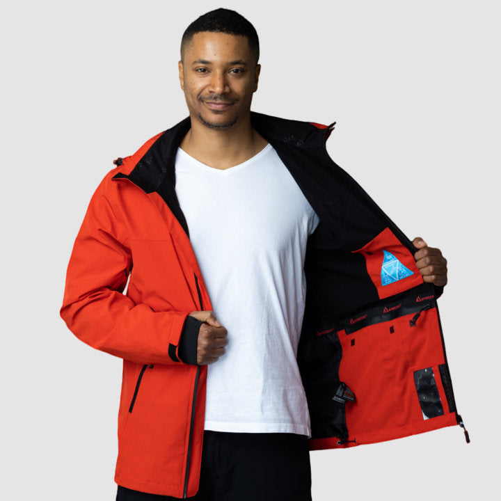 Adventure 2.0 – Men Red | Eco-Friendly Jacket for All-Weather