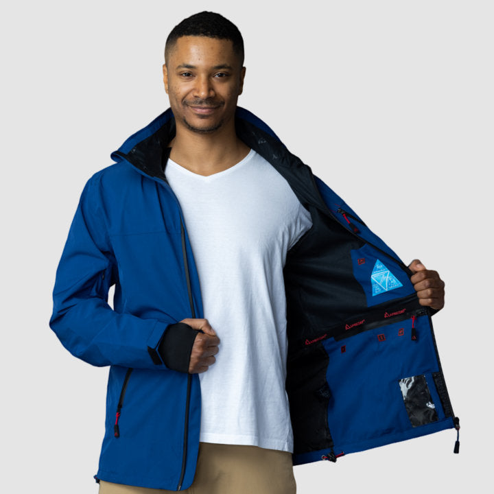 Adventure 2.0 – Men Navy Blue | Eco-Friendly Jacket for All-Weather