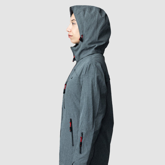 Adventure 2.0 – Women Gray | Eco-Friendly All-Weather Jacket