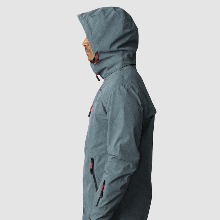 Adventure 2.0 – Men Gray | Eco-Friendly Jacket for All-Weather