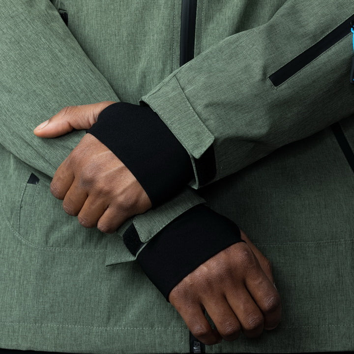 Adventure 2.0 Men’s Olive Green Jacket | Eco-Friendly All-Weather Outerwear | Sustainable Outdoor Adventure Coat